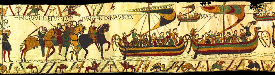 Landgang Wilhelms in England bei Haistings 1066